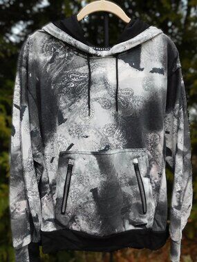 Nine West Active Rayon-Blend Dolman Sleeve Kangaroo Hoodie NWT